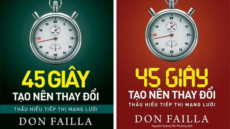Sách 45 giây tạo nên thay đổi – Hướng dẫn chi tiết để thành công trong tiếp thị mạng lưới.