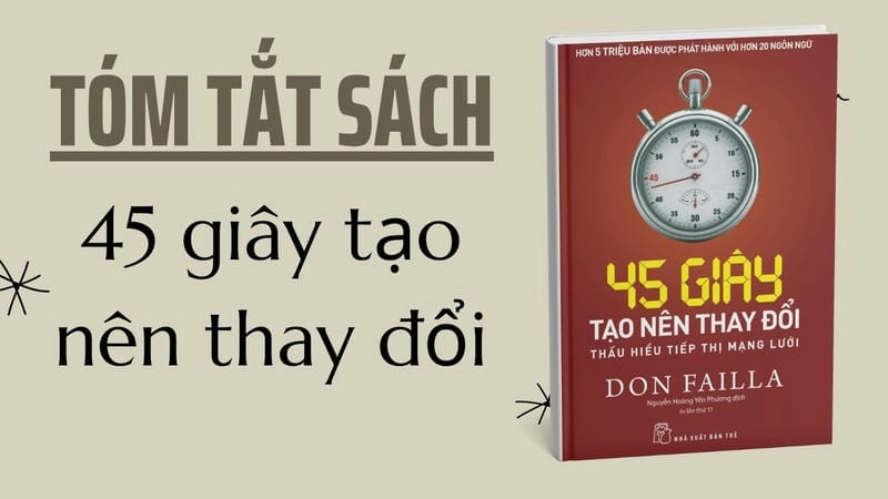 Đọc sách 45 giây tạo nên thay đổi để thay đổi tư duy kinh doanh trong tích tắc.