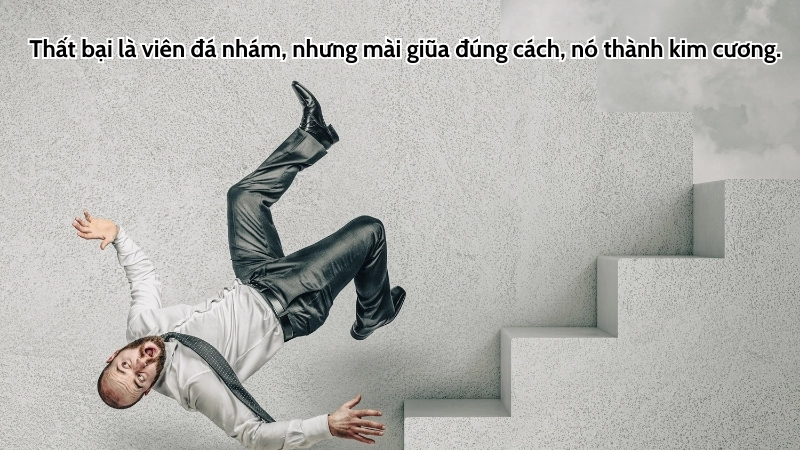 Cuốn sách Dám thất bại: Hành trình vượt qua thử thách.
