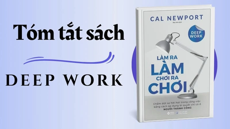 Đọc sách Deep Work để học cách loại bỏ phân tâm và đạt mục tiêu lớn.