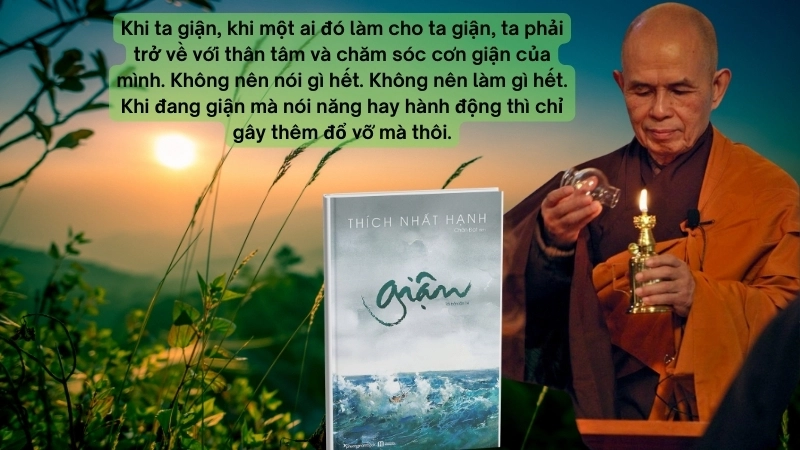 Sách Giận của Thích Nhất Hạnh: Bí quyết sống bình an, yêu thương.