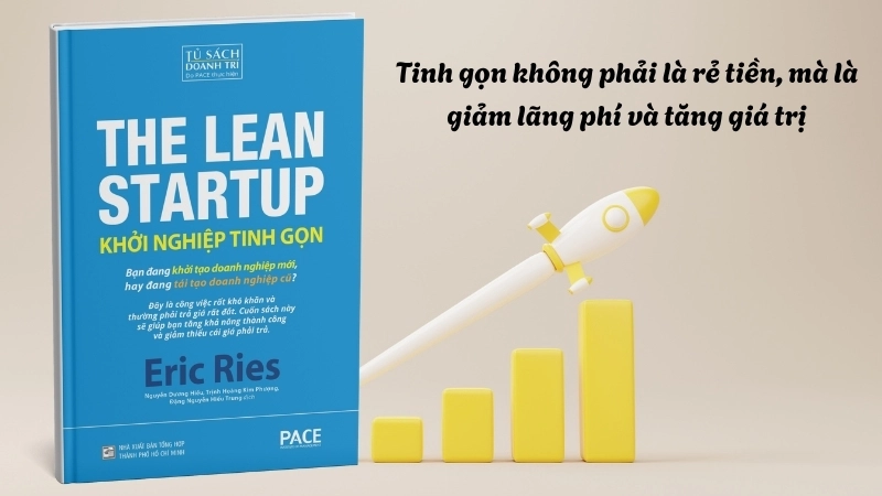 Cuốn sách Khởi nghiệp tinh gọn: Hành trình tối ưu hóa startup.