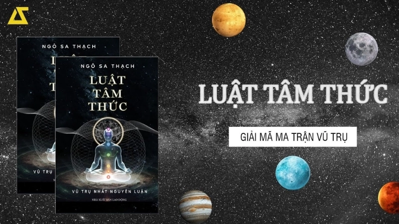Quyển sách Luật Tâm Thức: Bí kíp thay đổi góc nhìn cuộc đời.