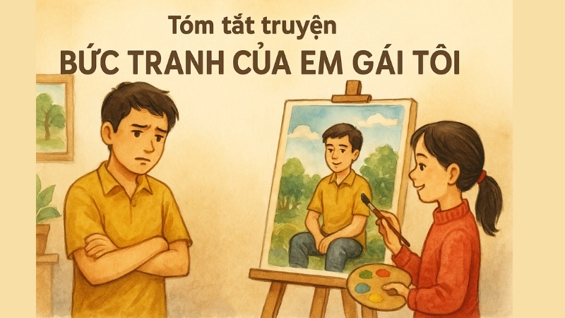 Tóm tắt truyện Bức Tranh Của Em Gái Tôi ngắn gọn, dễ hiểu