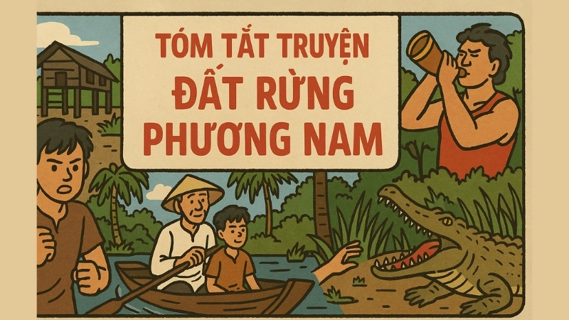 Tóm tắt truyện Đất rừng phương Nam đầy đủ và ngắn gọn