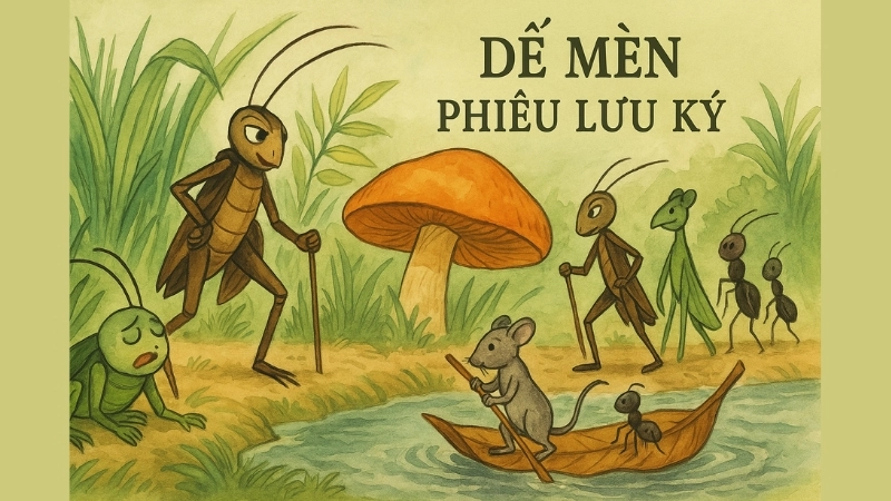 Tóm tắt truyện Dế Mèn phiêu lưu ký đầy đủ và chi tiết nhất