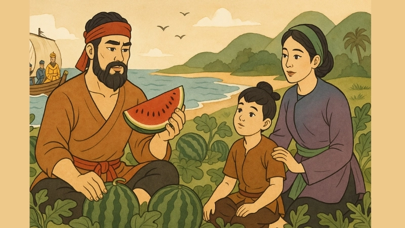 Tóm tắt truyện Mai An Tiêm ngắn gọn dễ hiểu dễ nhớ