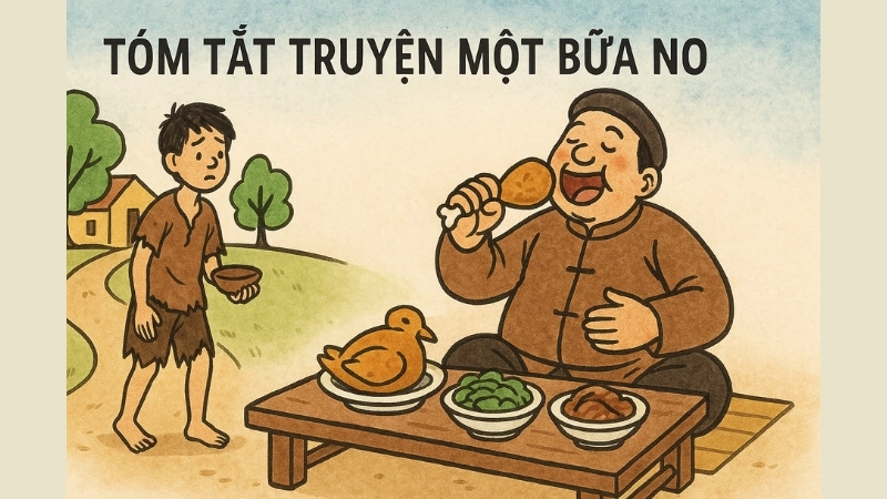 Tóm tắt truyện Một Bữa No súc tích, đầy đủ ý chính cần nhớ