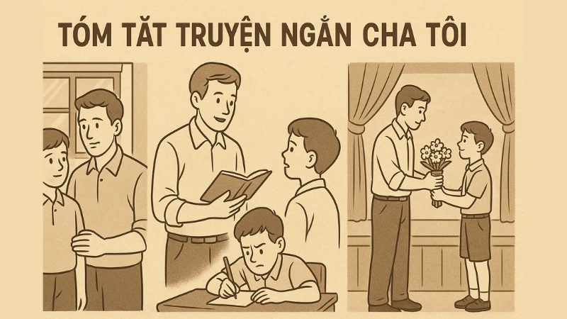Tóm tắt truyện ngắn Cha tôi ngắn gọn, đủ ý nhất