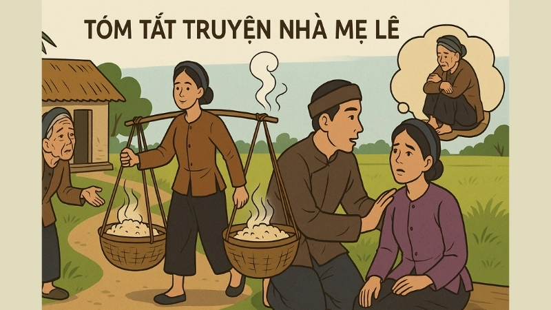 Tóm tắt truyện Nhà Mẹ Lê ngắn gọn và đầy đủ ý nghĩa