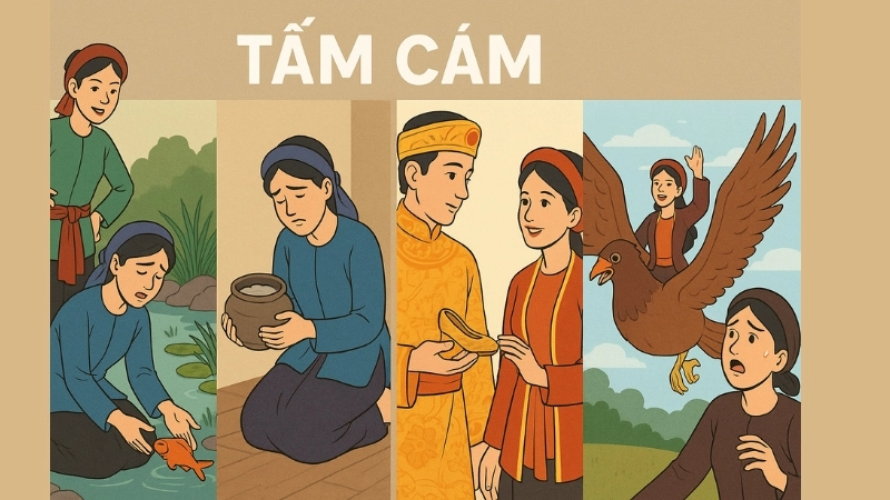 Tóm tắt truyện Tấm Cám ngắn gọn dễ hiểu cho học sinh