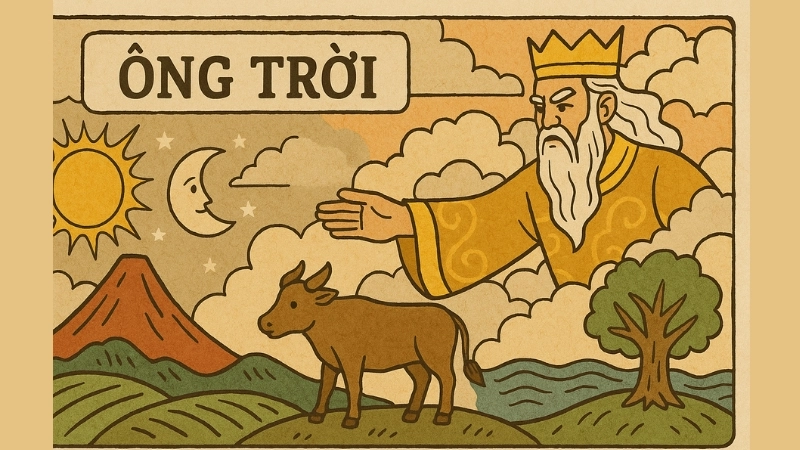 Tóm tắt truyện thần thoại ông trời ngắn gọn dễ hiểu
