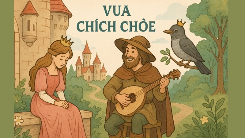 Tóm tắt truyện Vua Chích Chòe ngắn gọn dễ hiểu cho bé