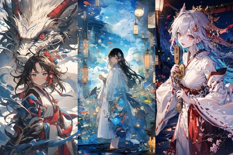 Chiêm ngưỡng hình anime gái dễ thương đầy sức sống