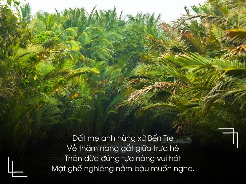 Tay nắm tay nhẹ đưa em về Bến Tre