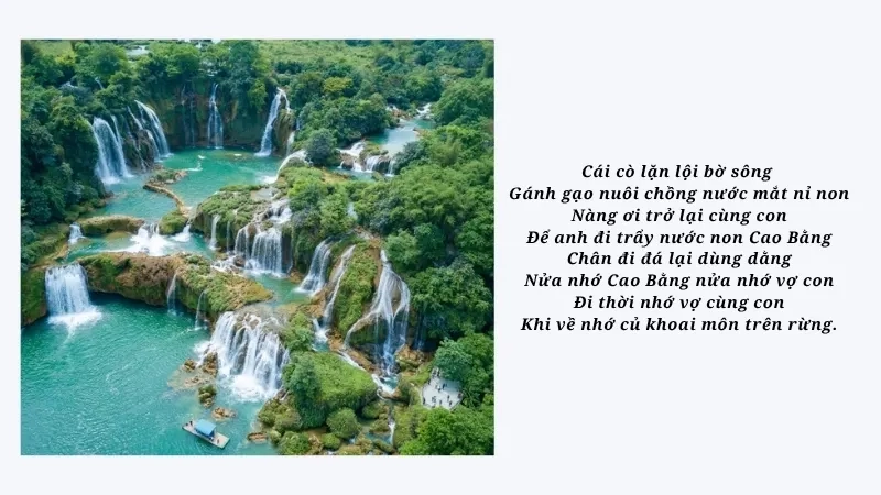 Cái cò lặn lội bờ sông Gánh gạo nuôi chồng nước mắt nỉ non