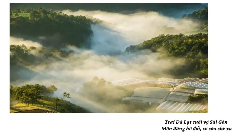 Trai Đà Lạt cưới vợ Sài Gòn Môn đăng hộ đối, cô còn chê xa