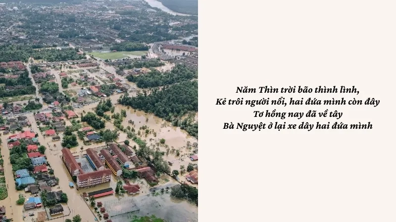 Năm Thìn trời bão thình lình, Kẻ trôi người nổi, hai đứa mình còn đây