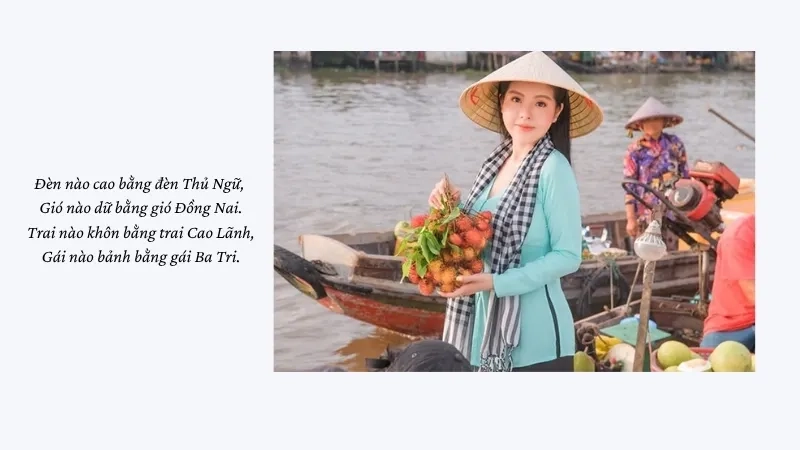 Đèn nào cao bằng đèn Thủ Ngữ, Gió nào dữ bằng gió Ðồng Nai