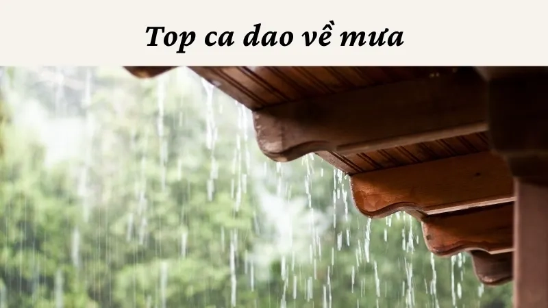 Top ca dao về mưa