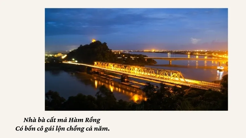 Nhà bà cất mả Hàm Rồng Có bốn cô gái lộn chồng cả năm
