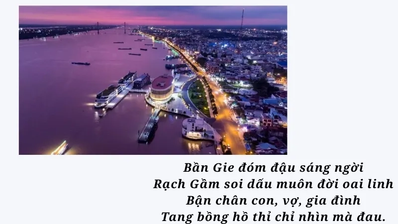Bần Gie đóm đậu sáng ngời Rạch Gầm soi dấu muôn đời oai linh