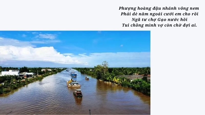 Phượng hoàng đậu nhánh vông nem Phải dè năm ngoái cưới em cho rồi