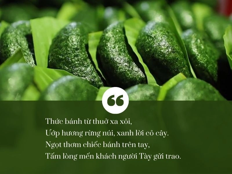 Hương quê thấm đượm bánh ngải Cao Bằng thơm