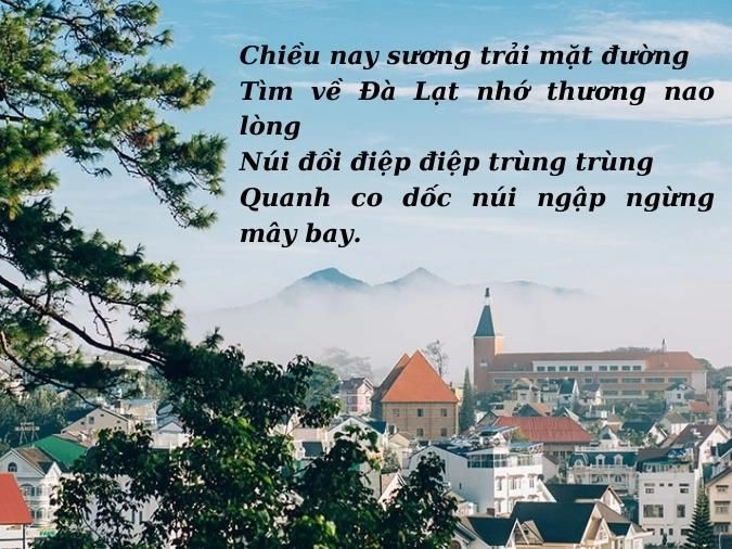 Lặng lẽ chiều rơi Đà Lạt mùa không em