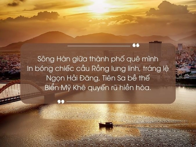 Ánh đèn rực rỡ phía bờ sông Hàn Đà Nẵng