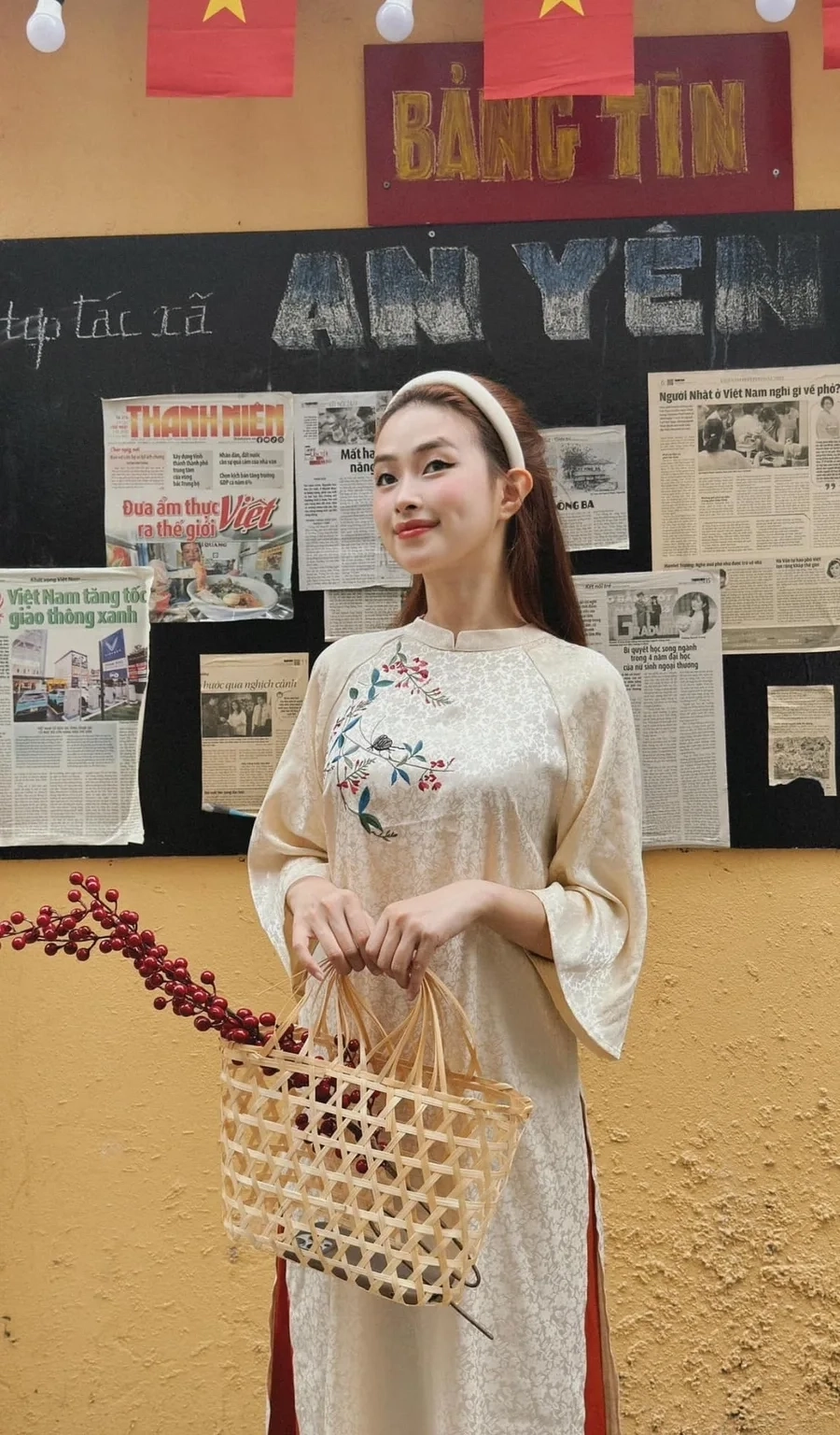 Tải ảnh gái xinh mặc áo dài, phong cách duyên dáng và cuốn hút