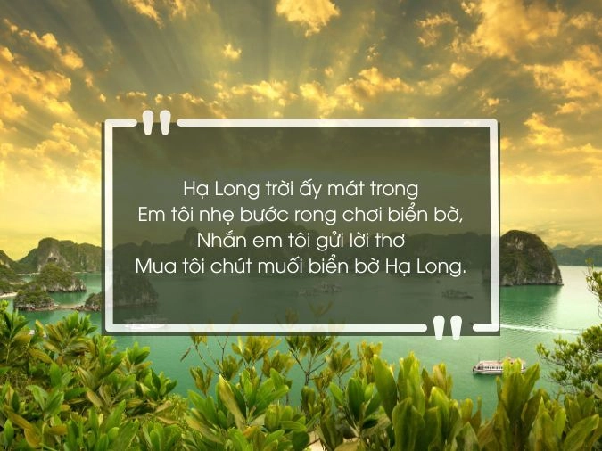 Tay trong tay cùng thăm vịnh Hạ Long