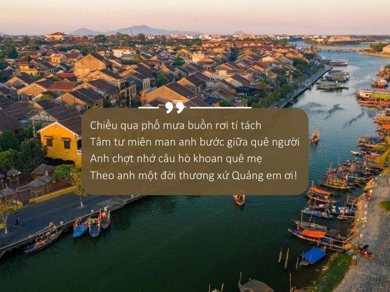 Một thoáng Quảng Nam hiện về trong ánh chiều phố Hội