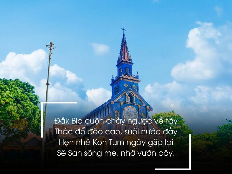 Thơ về Kon Tum gọi nhớ Đắk Bla mùa thu về dịu êm