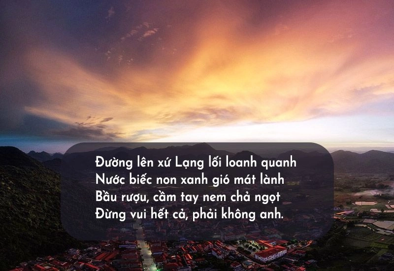 Mời anh về xứ Lạng nghe câu sli vọng giữa núi rừng