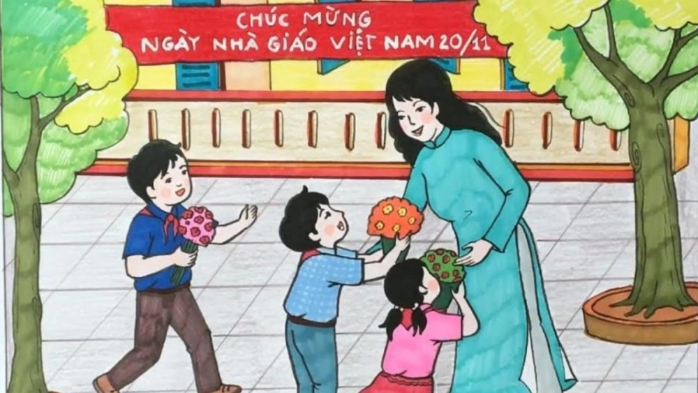 Tháng năm rơi rụng Lá nhuộm tóc thầy