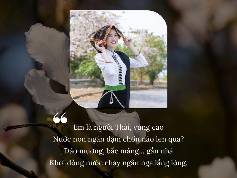 Vẻ đẹp dịu dàng em là người Thái