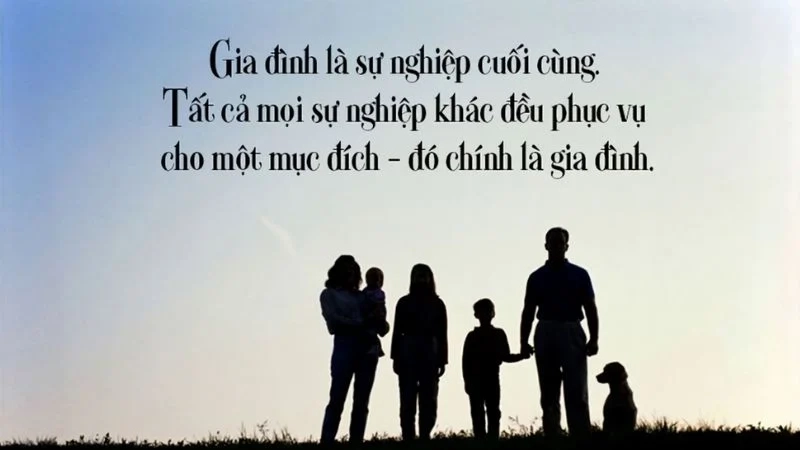 Các bài thơ về tình cảm gia đình nhấn mạnh Hạnh phúc là đây