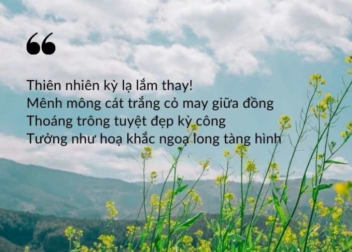 Bài thơ về vẻ đẹp thiên nhiên gợi nhớ một Chiều thu yên bình