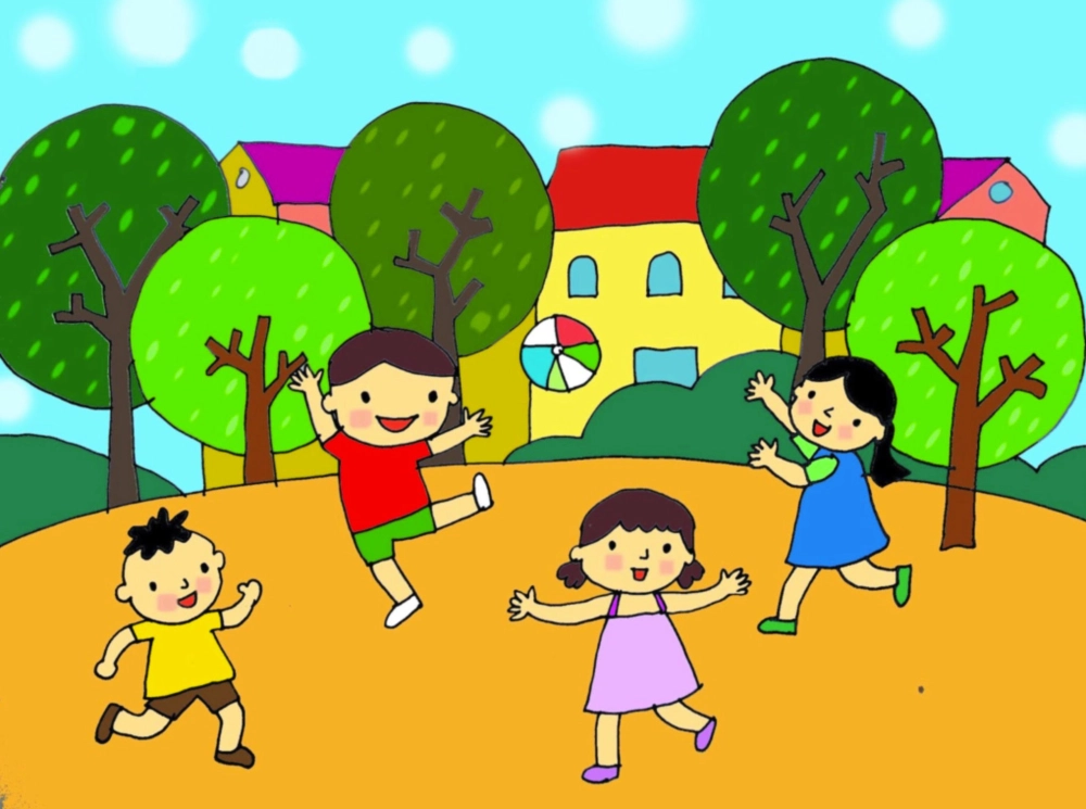 Bức tranh trường em sinh động qua bài thơ về trường em
