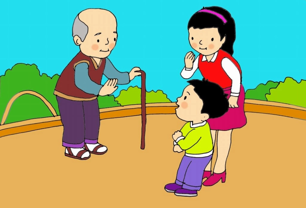 Các bài thơ về trẻ em dịu dàng Lời chào