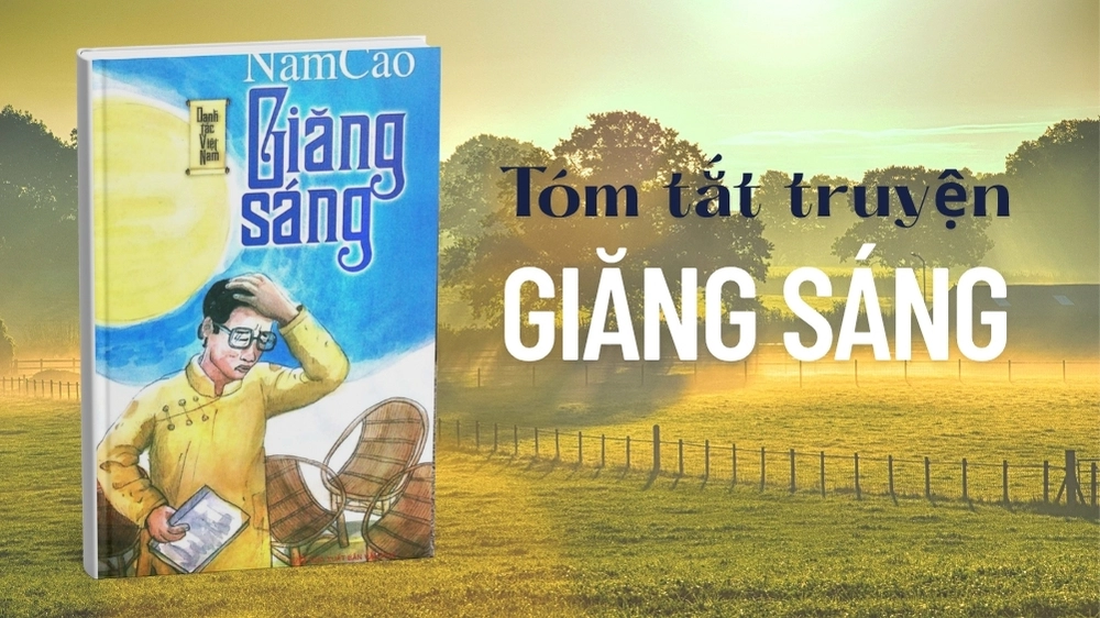 Bìa truyện “Giăng Sáng” – một tác phẩm tiêu biểu của Nam Cao phản ánh số phận con người trong xã hội cũ.