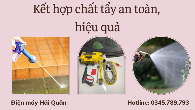 Cách kết hợp chất tẩy an toàn và hiệu quả