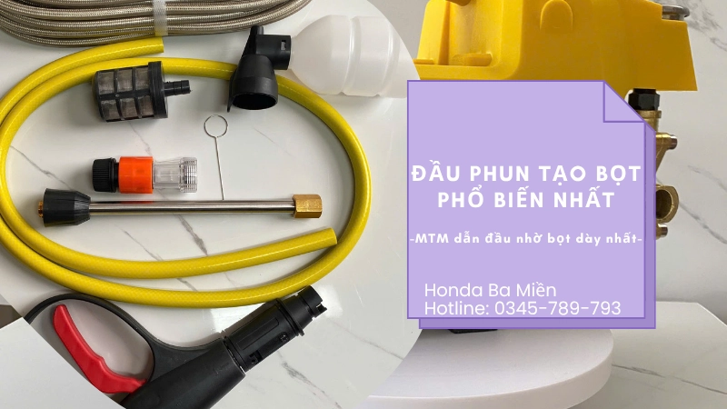 So sánh đầu phun tạo bọt phổ biến nhất 2025