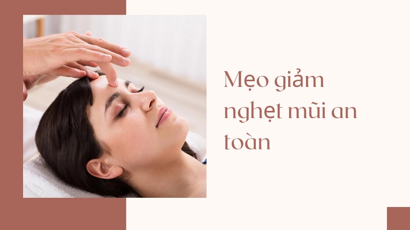 Mẹo giảm nghẹt mũi an toàn bằng cách massage huyệt ấn đường