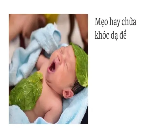 Review mẹo dân gian chữa khóc dạ đề giúp bé ngủ sâu giấc