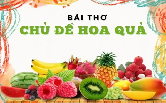 Bé học tên trái cây qua bài thơ về quả ngộ nghĩnh dễ thương