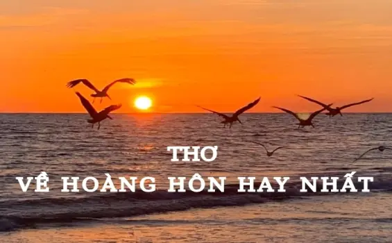 Tuyển tập bài thơ về hoàng hôn lãng mạn và sâu lắng