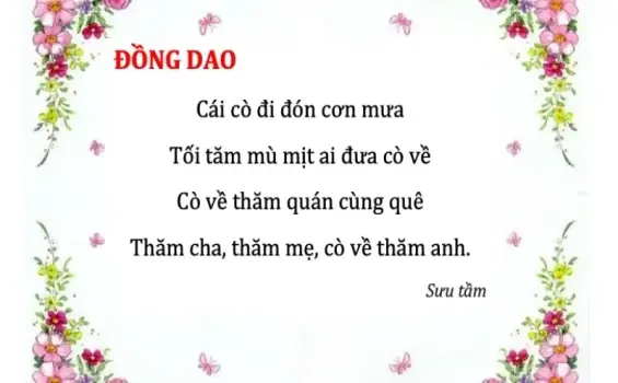 Khám phá bài ca dao Cái cò đi đón cơn mưa qua lăng kính trẻ thơ