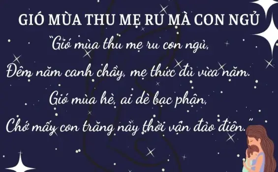 Bài ca dao Gió mùa thu mẹ ru con ngủ và ý nghĩa sâu sắc
